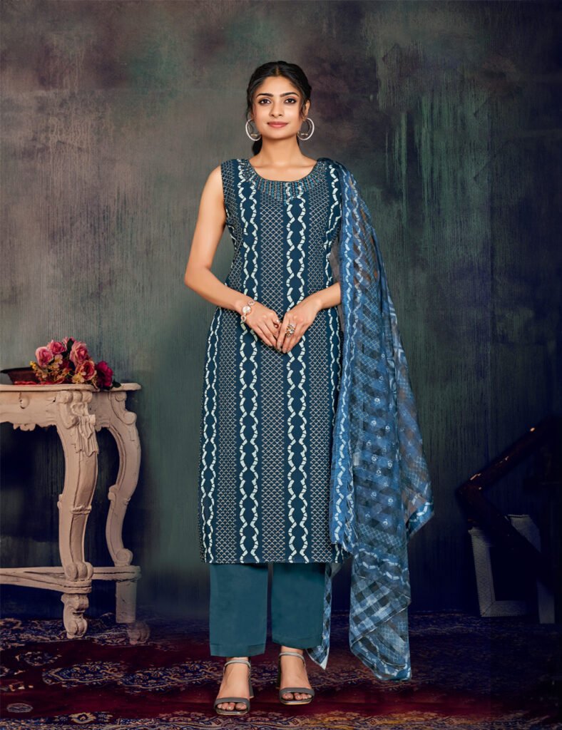 georgette kurti