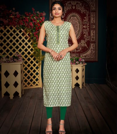 green kurti