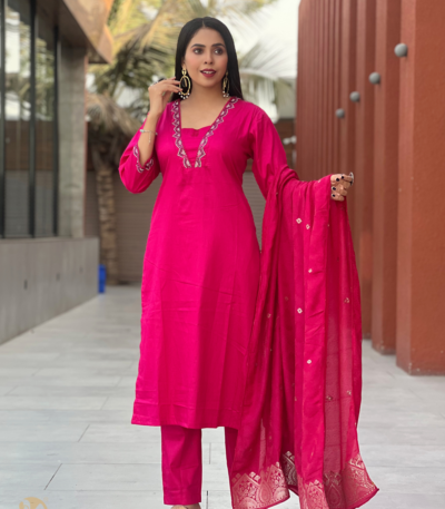 Embroidered Kurtis Pant