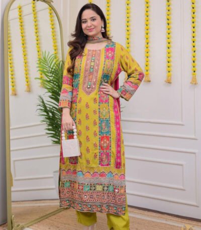 Pakistani Muslin Salwar Suit