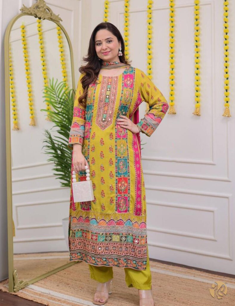 Pakistani Muslin Salwar Suit