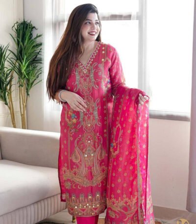 Satin Salwar Kameez – A Blend of Grace and Modern Design